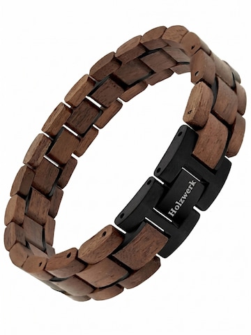 Holzwerk Bracelet 'NEBELSEE' in Brown: front