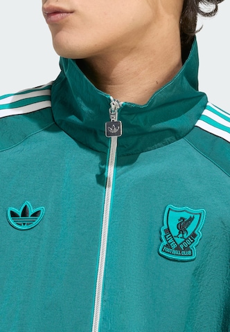 ADIDAS ORIGINALS Sports jacket 'FC Liverpool Terrace Icons' in Green