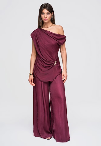 Ombre Blouse in Lila