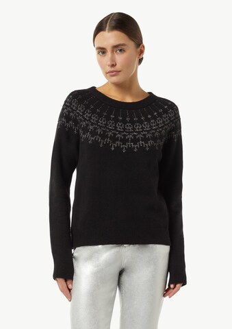 COMMA Sweater in Black: front