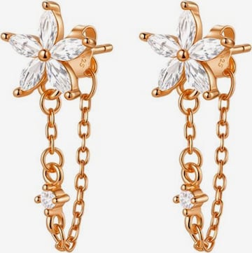 Hey Happiness Ohrringe 'Petal Blossom' in Gold: Vorderseite