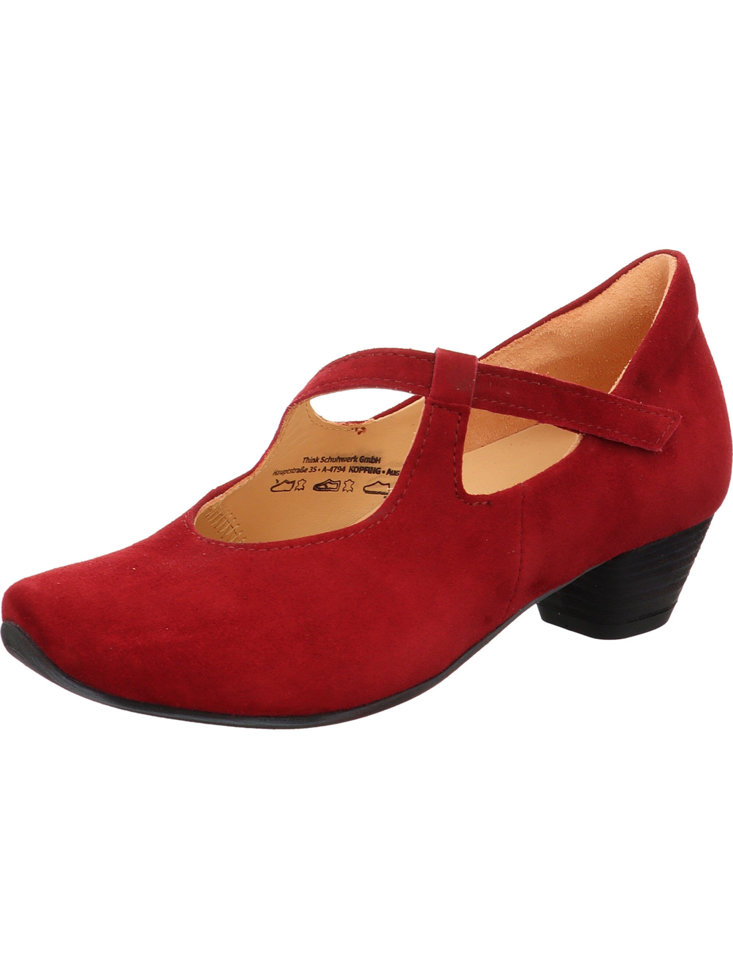 THINK! Pumps 'Aida' in Red: front