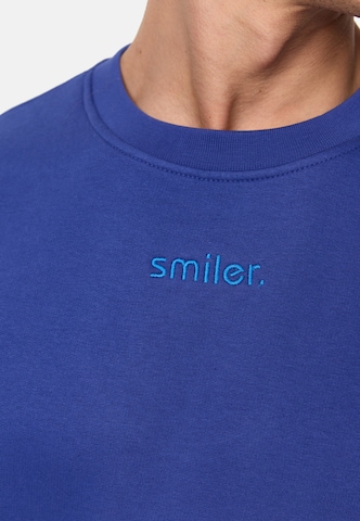 smiler. Sweatshirt dude. in Blau