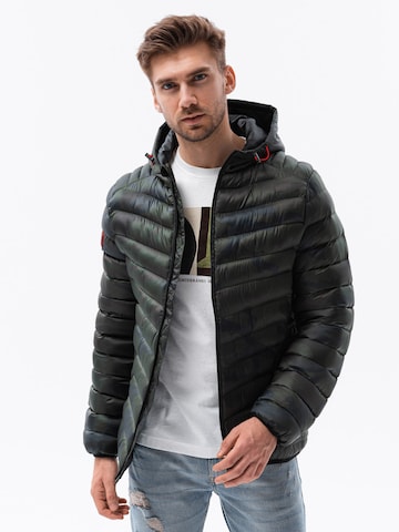 Veste mi-saison 'C368' Ombre en vert : devant