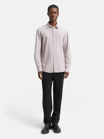 Coupe regular Chemise TOM TAILOR DENIM en gris