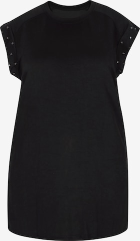 myMo ROCKSLjetna haljina - crna boja: prednji dio