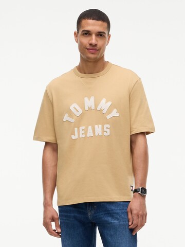 Tommy Jeans Shirt in Beige: front