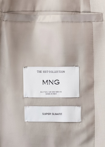 MANGO MAN Slim fit Suit Jacket 'Paris' in Beige