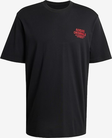 ADIDAS ORIGINALS T-Shirt 'Varsity' in Schwarz: Vorderseite