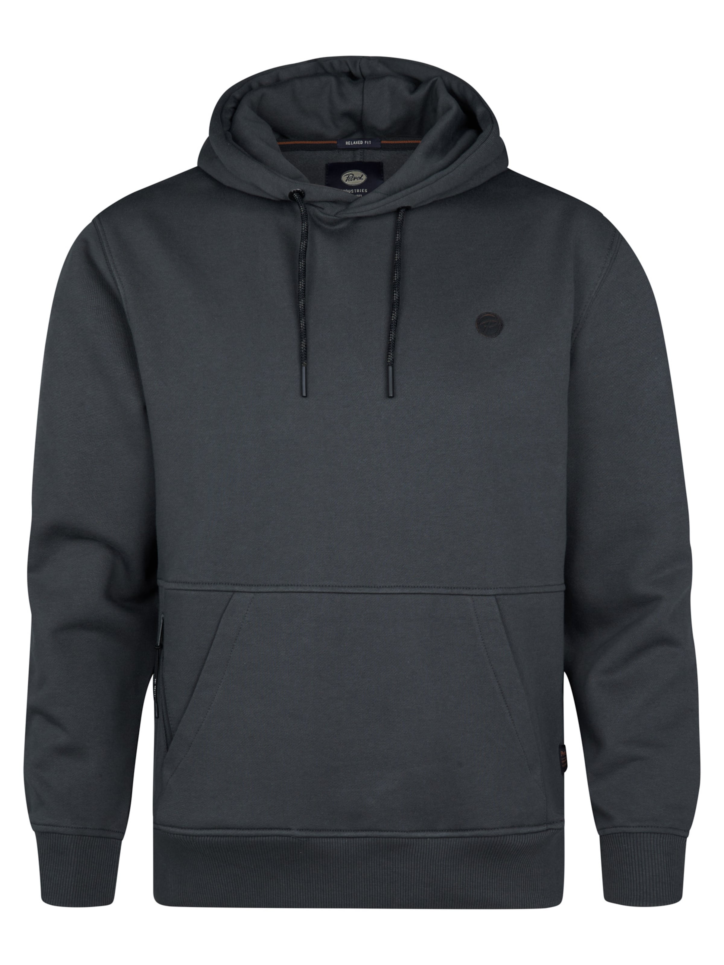 Sweat-shirt Petrol Industries en gris : devant