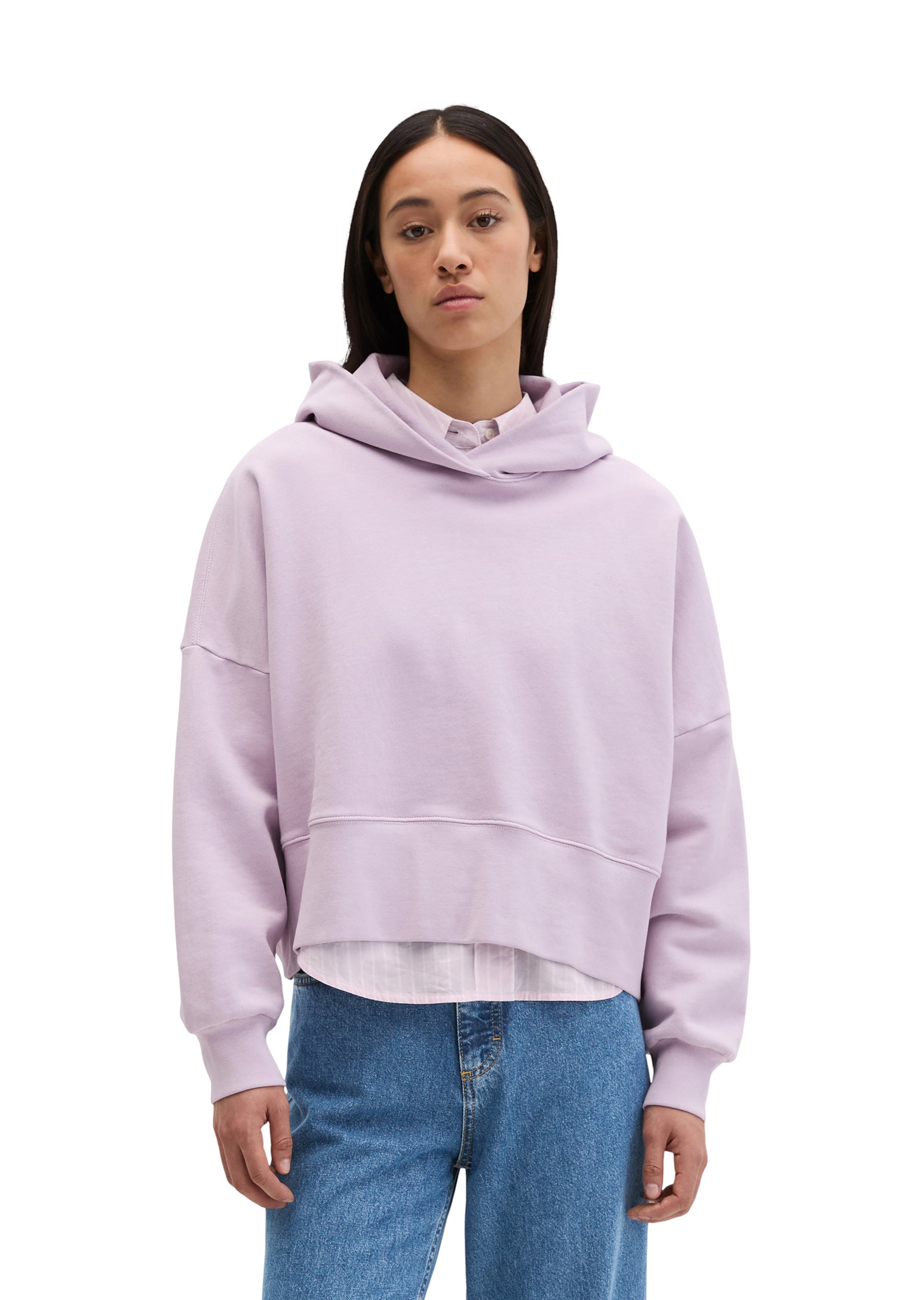 Marc O'Polo Sweatshirt in Purple: front