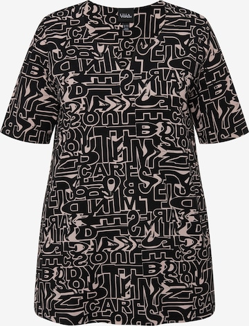 Ulla Popken Shirt in Schwarz: Vorderseite