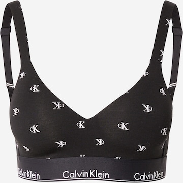 Soutien-gorge Calvin Klein Underwear en noir : devant