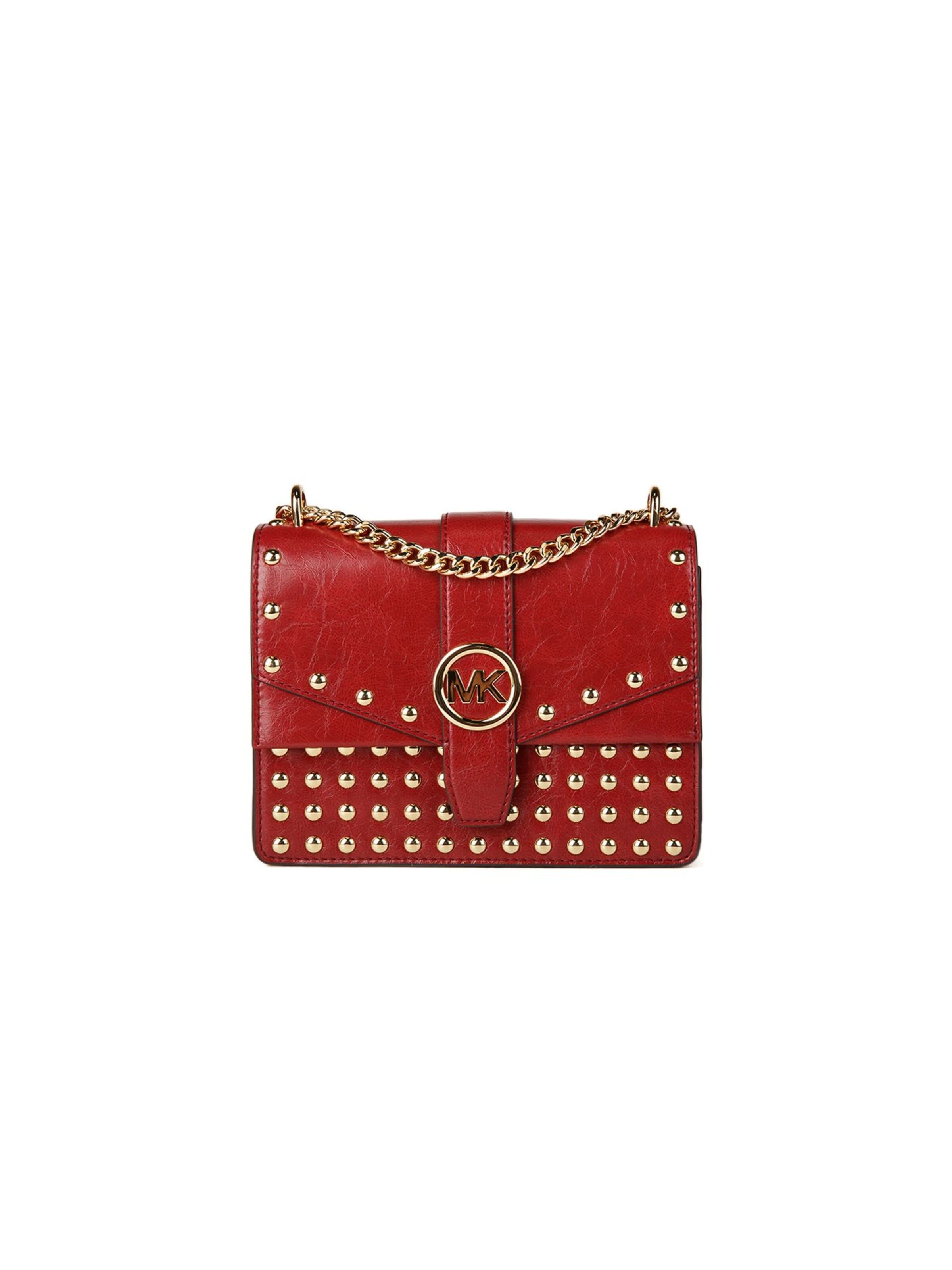Borsa a tracolla 'Greenwich' di Michael Kors in rosso: frontale