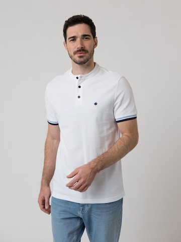 Bavarian Caps Shirt 'Edelweiß' in White