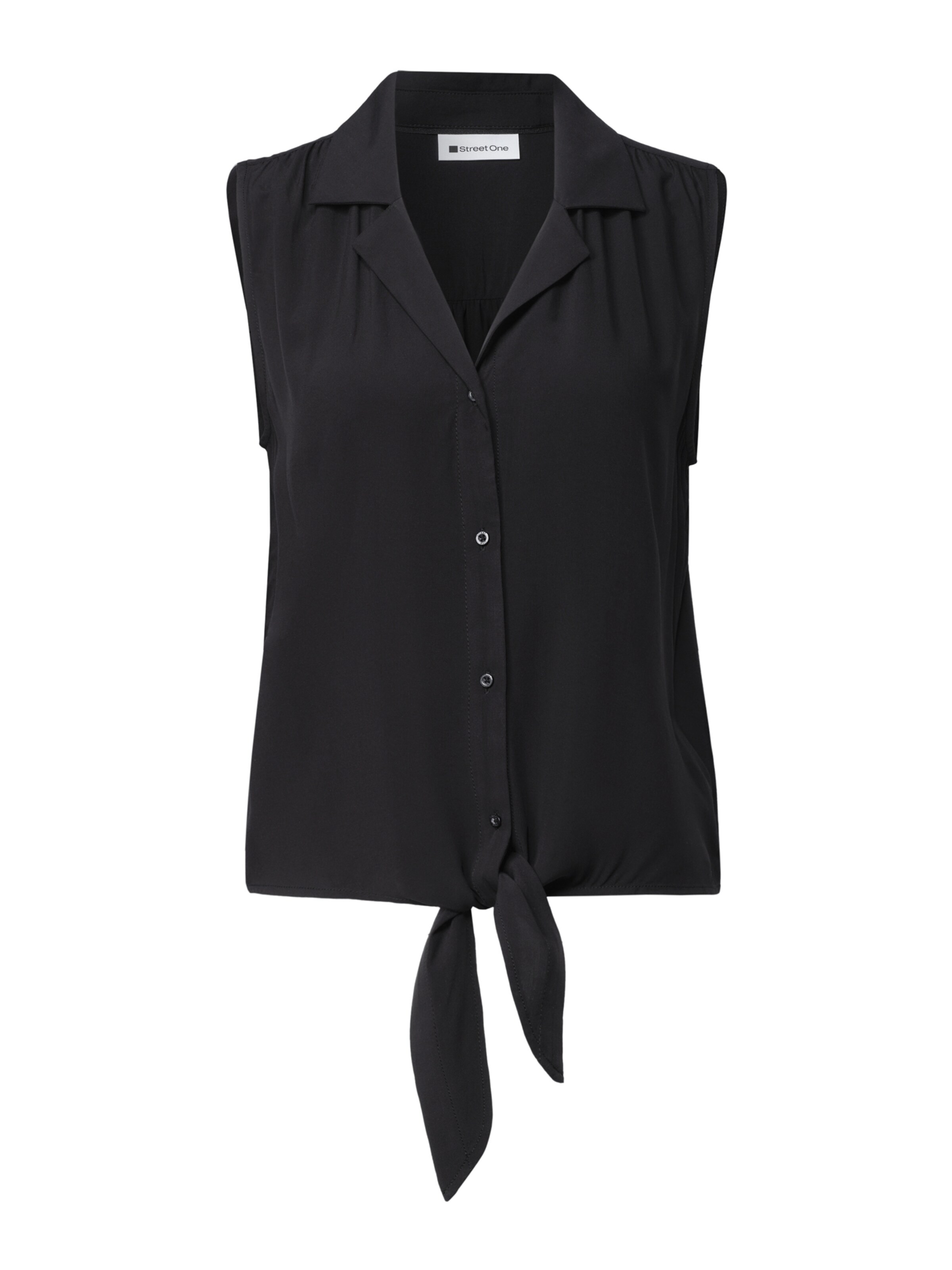 STREET ONE Blusentop in Schwarz: Vorderseite