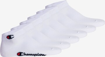 Champion Authentic Athletic Apparel Athletic Socks in White: front