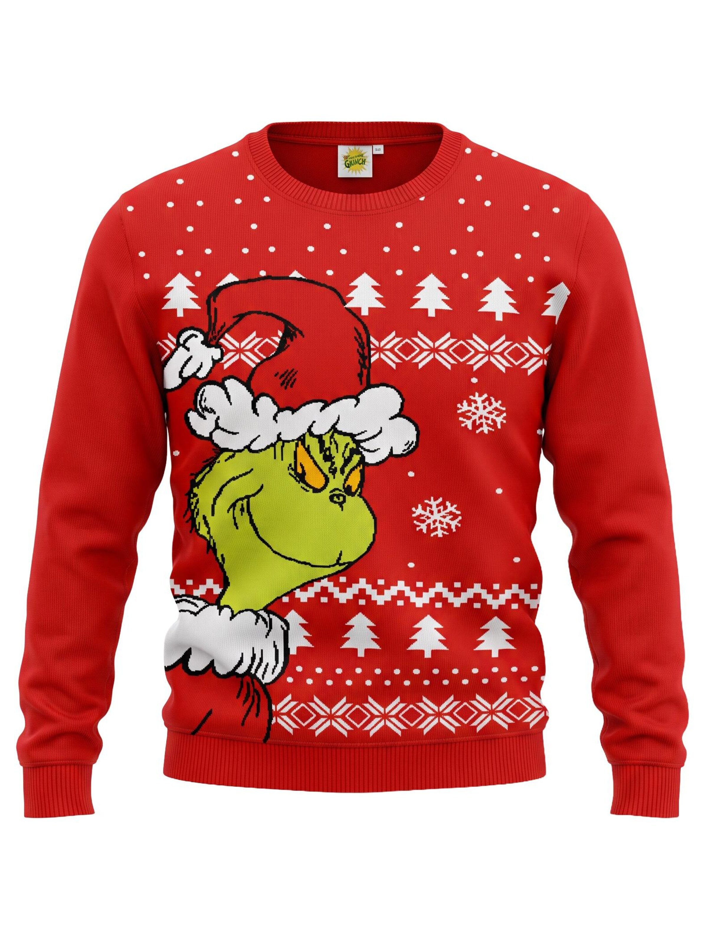 The Grinch Sweater 'Weihnachtspullover' in Red