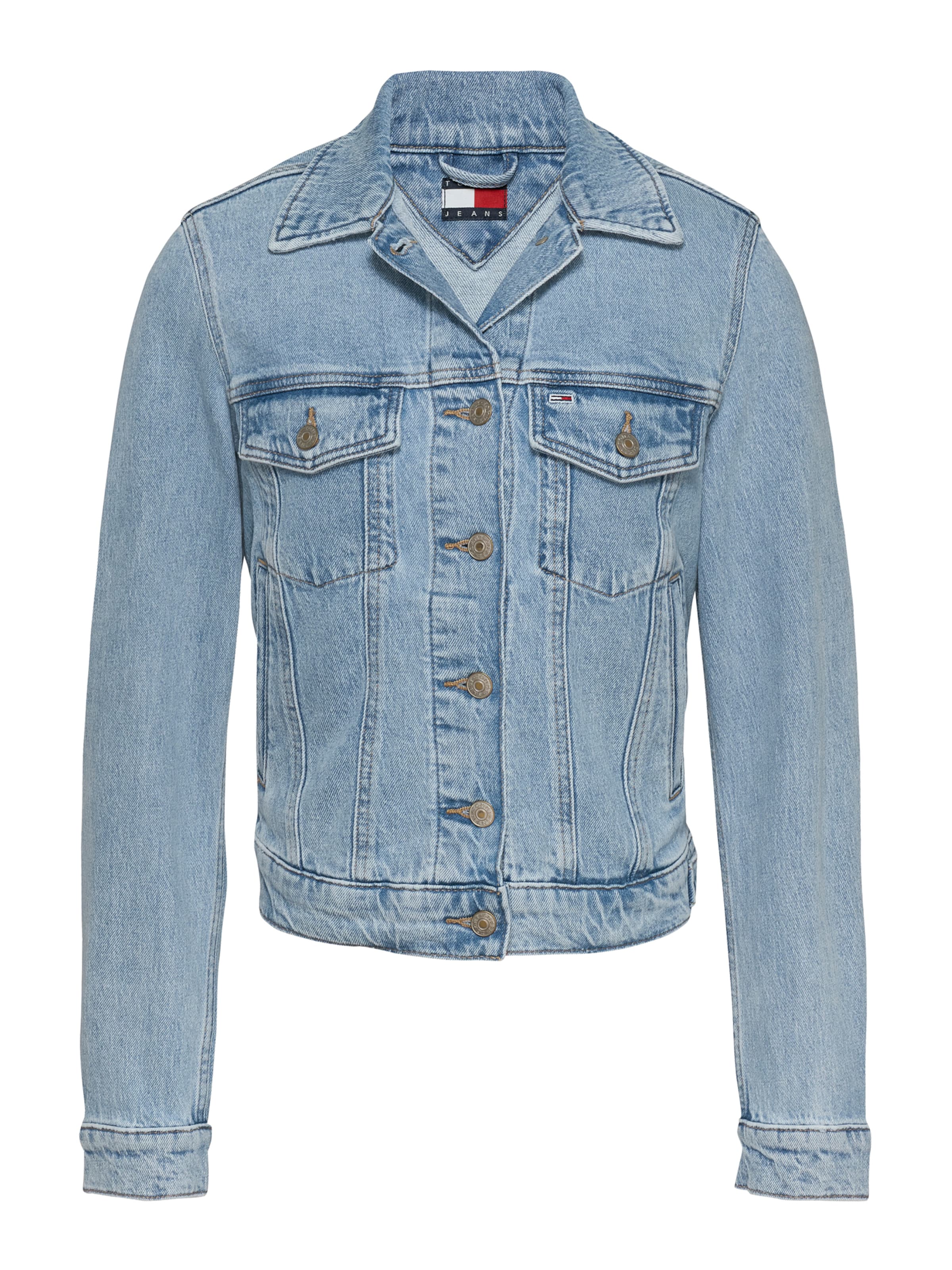 Tommy Jeans Φθινοπωρινό και ανοιξιάτικο μπουφάν 'CLASSIC' σε μπλε: μπροστά