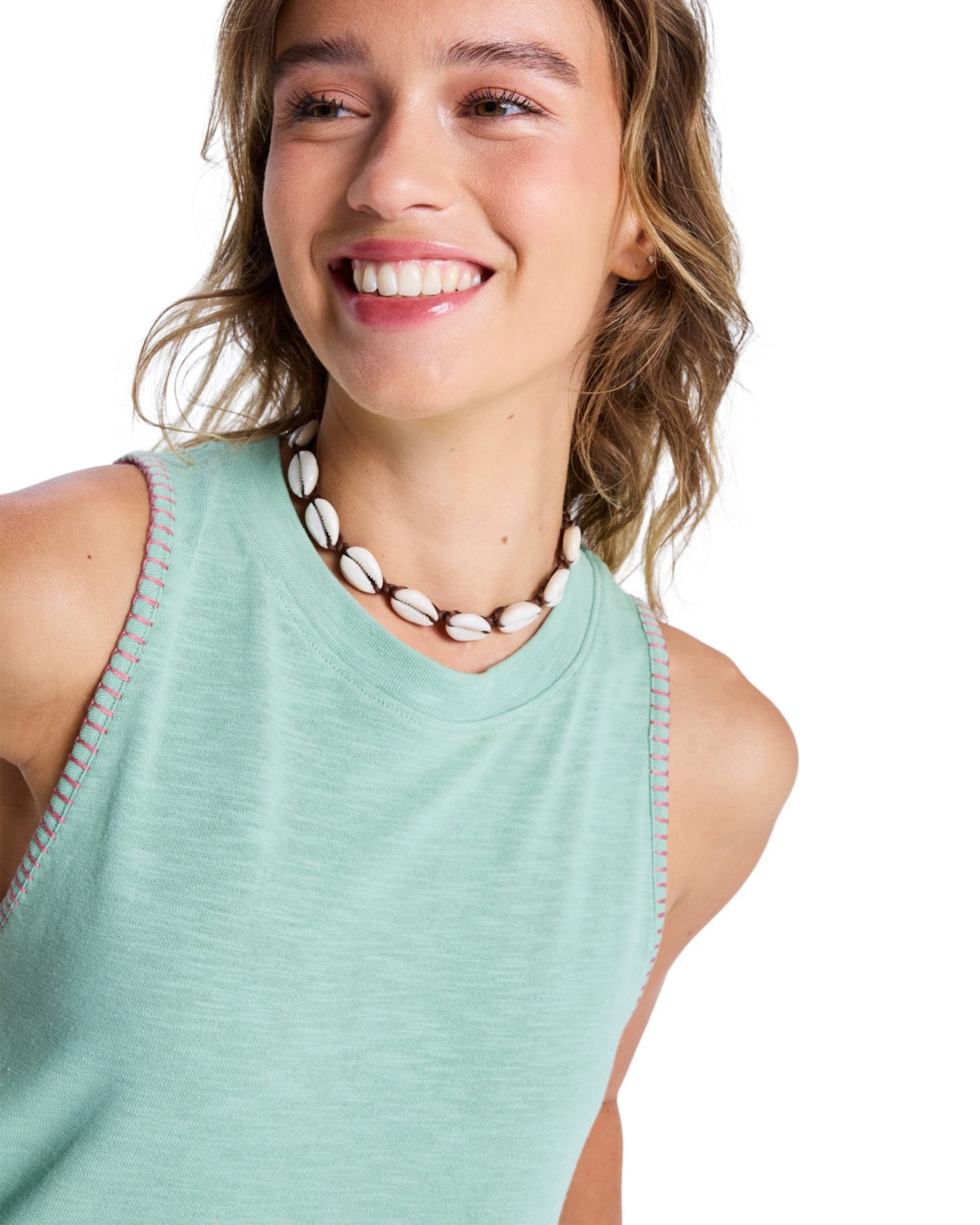 ROXY Top 'Better Days' in Green