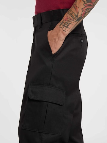 DICKIES Свободный крой Брюки-карго в Черный