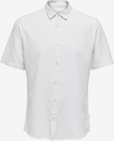 Only & Sons Button Up Shirt 'Caiden' in White, Item view