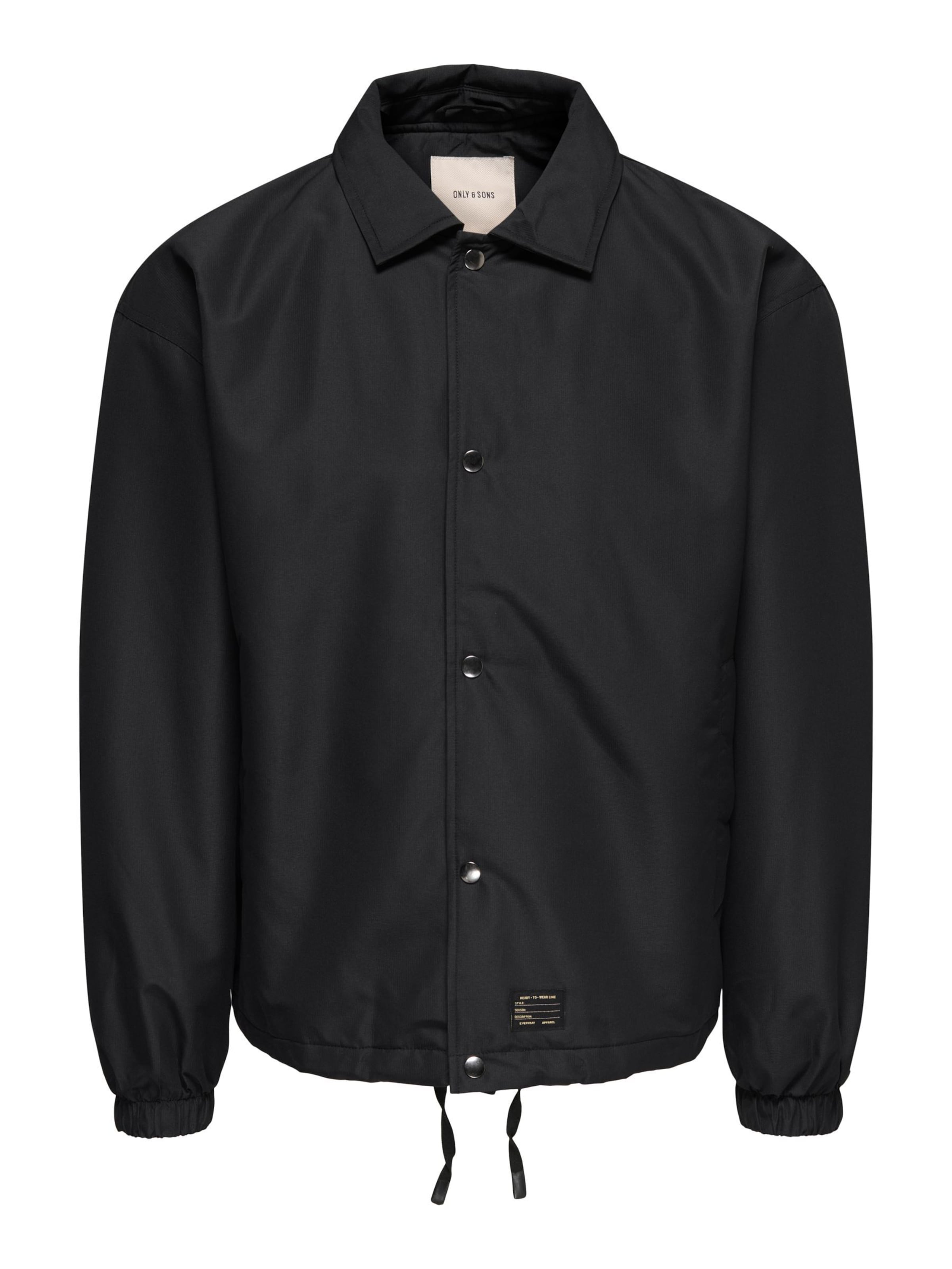 Only & Sons Between-Season Jacket 'ONSGabriel' in Black: front
