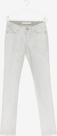 Superfine Jeans in 27 in Grey: front