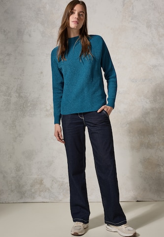 CECIL Pullover 'Chenille' in Blau