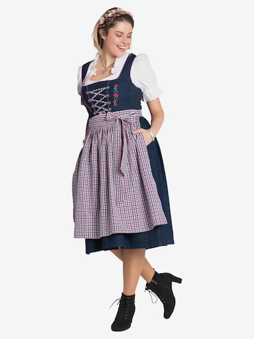 SHEEGO Dirndl in Blau