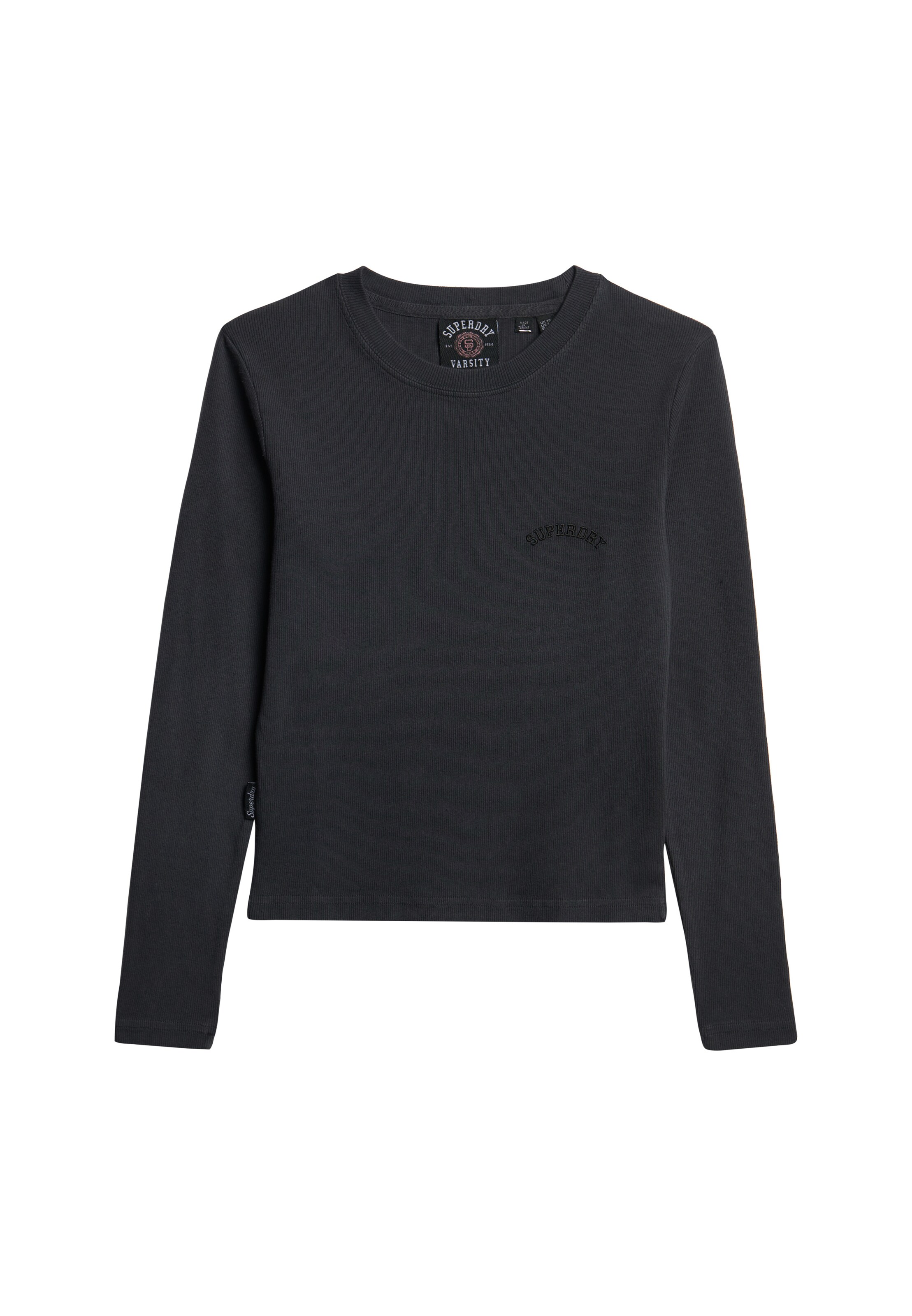 Superdry & Co Shirt 'Athletic Essentials' in Black: front