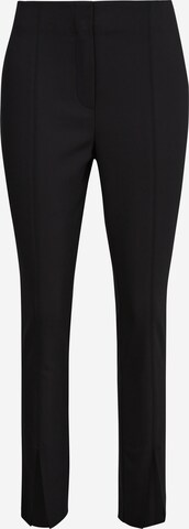 COMMA Slim fit Trousers in Black: front