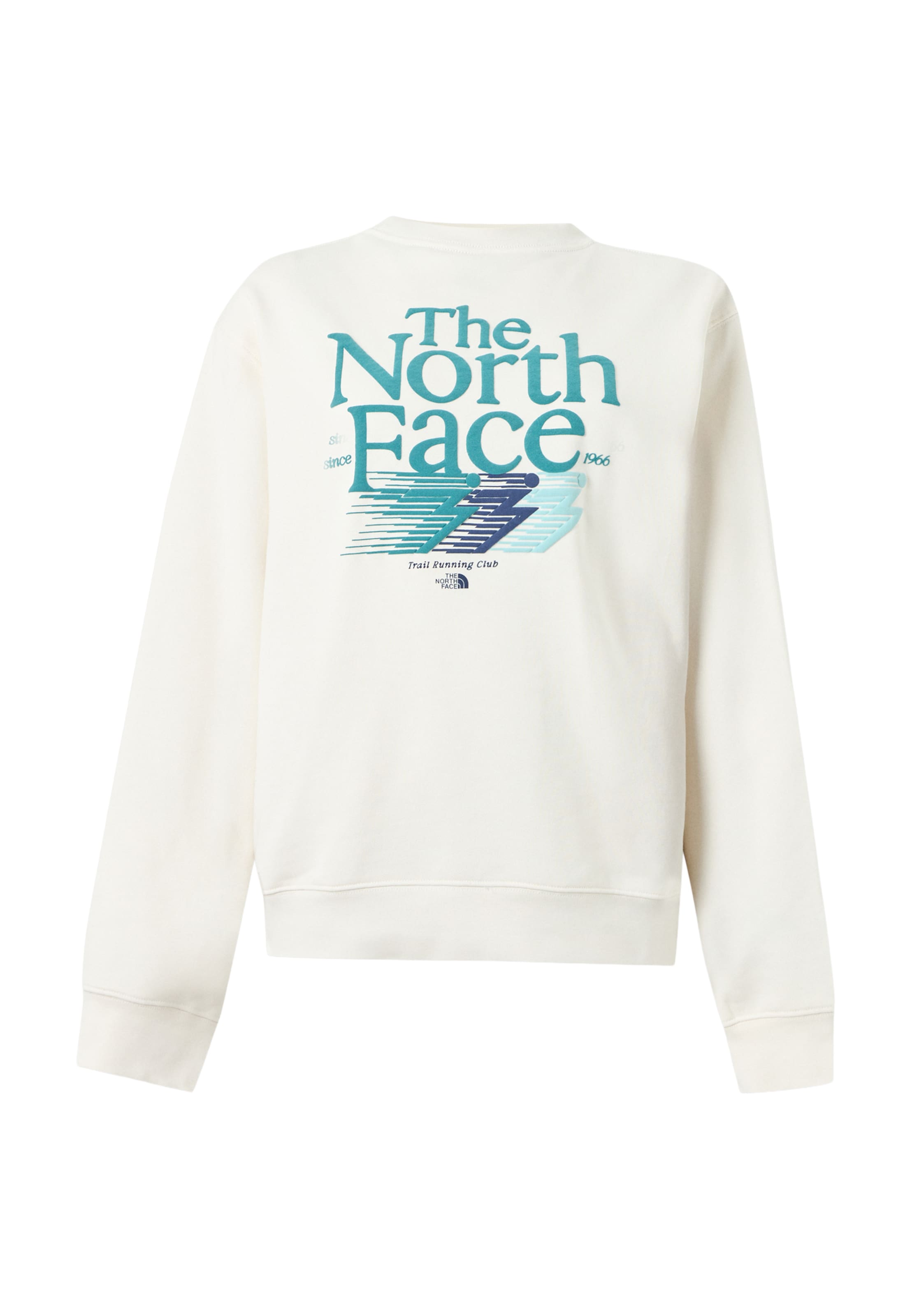 THE NORTH FACE Αθλητική μπλούζα φούτερ 'RETRO TRAIL' σε λευκό: μπροστά
