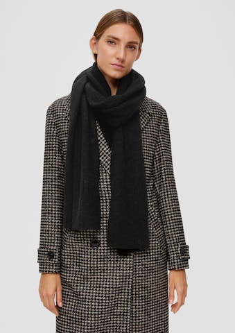 s.Oliver BLACK LABEL Scarf in Black: front