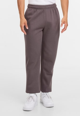 Effilé Pantalon 'Essential' Urban Classics en gris : devant