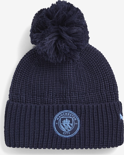 PUMA Sportmuts 'Manchester City Essentials' in de kleur Navy / Lichtblauw, Productweergave