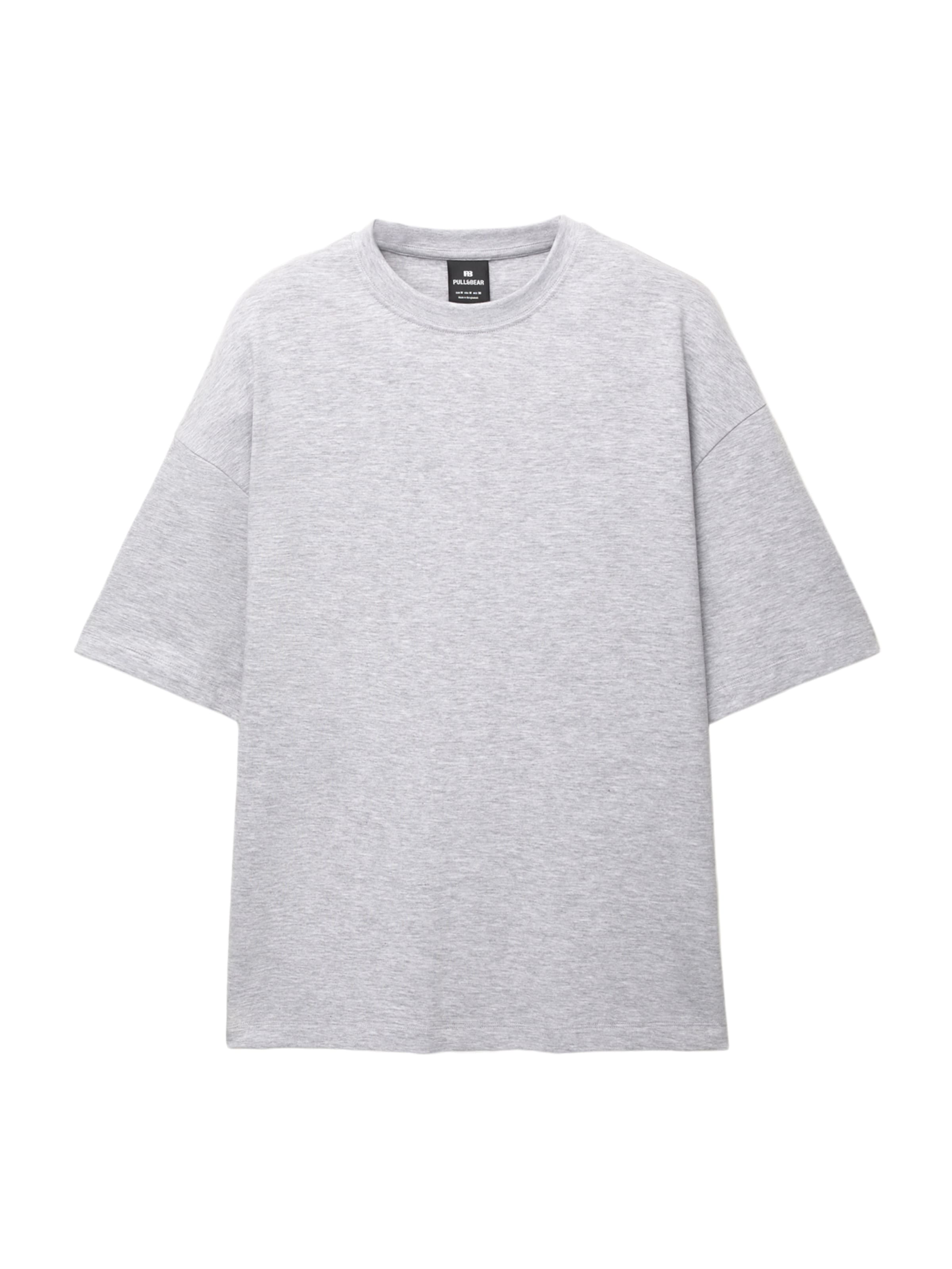 Pull&Bear Tričko – šedá: přední strana