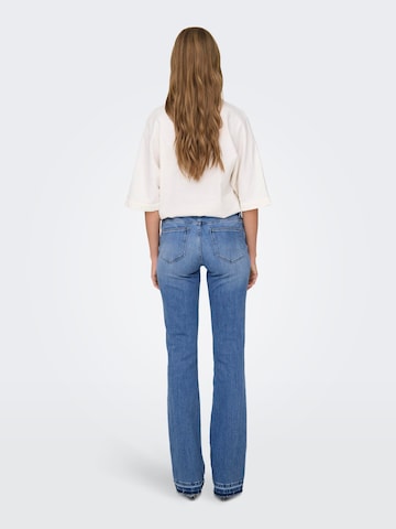 ONLY Flared Jeans 'INDIA' in Blau