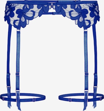 Hunkemöller Strumpfhalter 'Beatrice' in Blau: Vorderseite