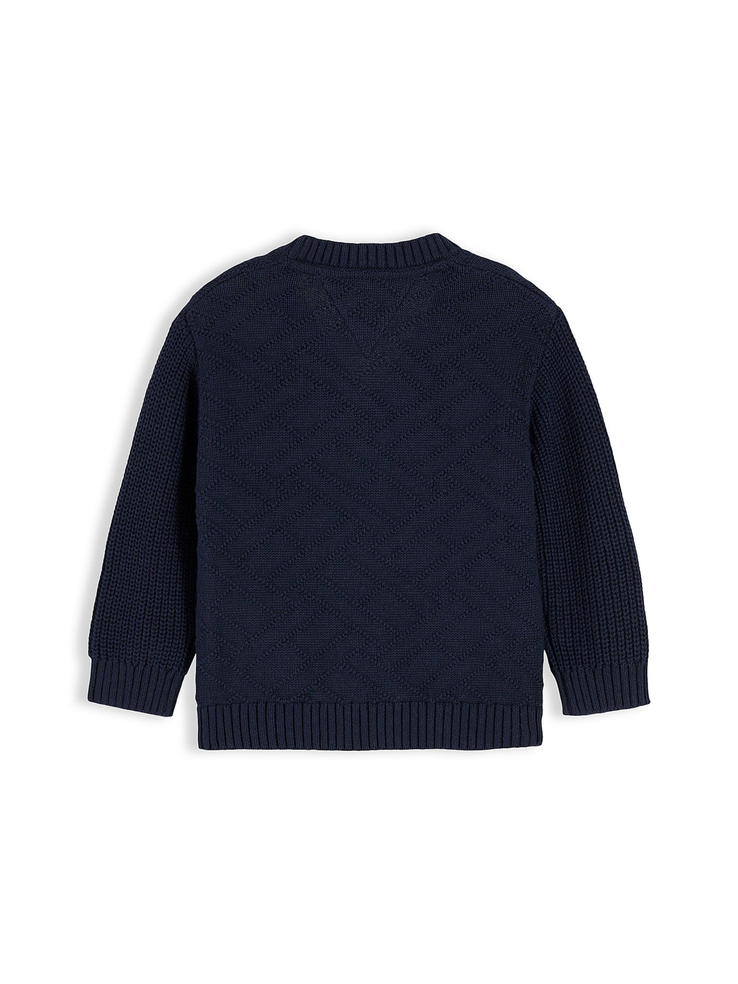 TOMMY HILFIGER Strickjacke in Blau