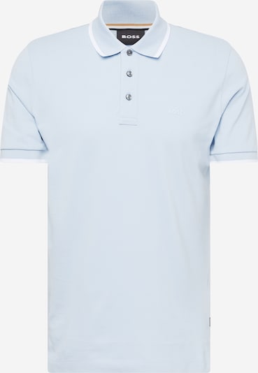 BOSS Black Poloshirt 'Parlay 190' in pastellblau / weiß, Produktansicht