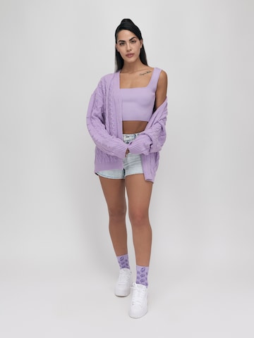 UNFOLLOWED x ABOUT YOU Top 'SOFT' in Purple