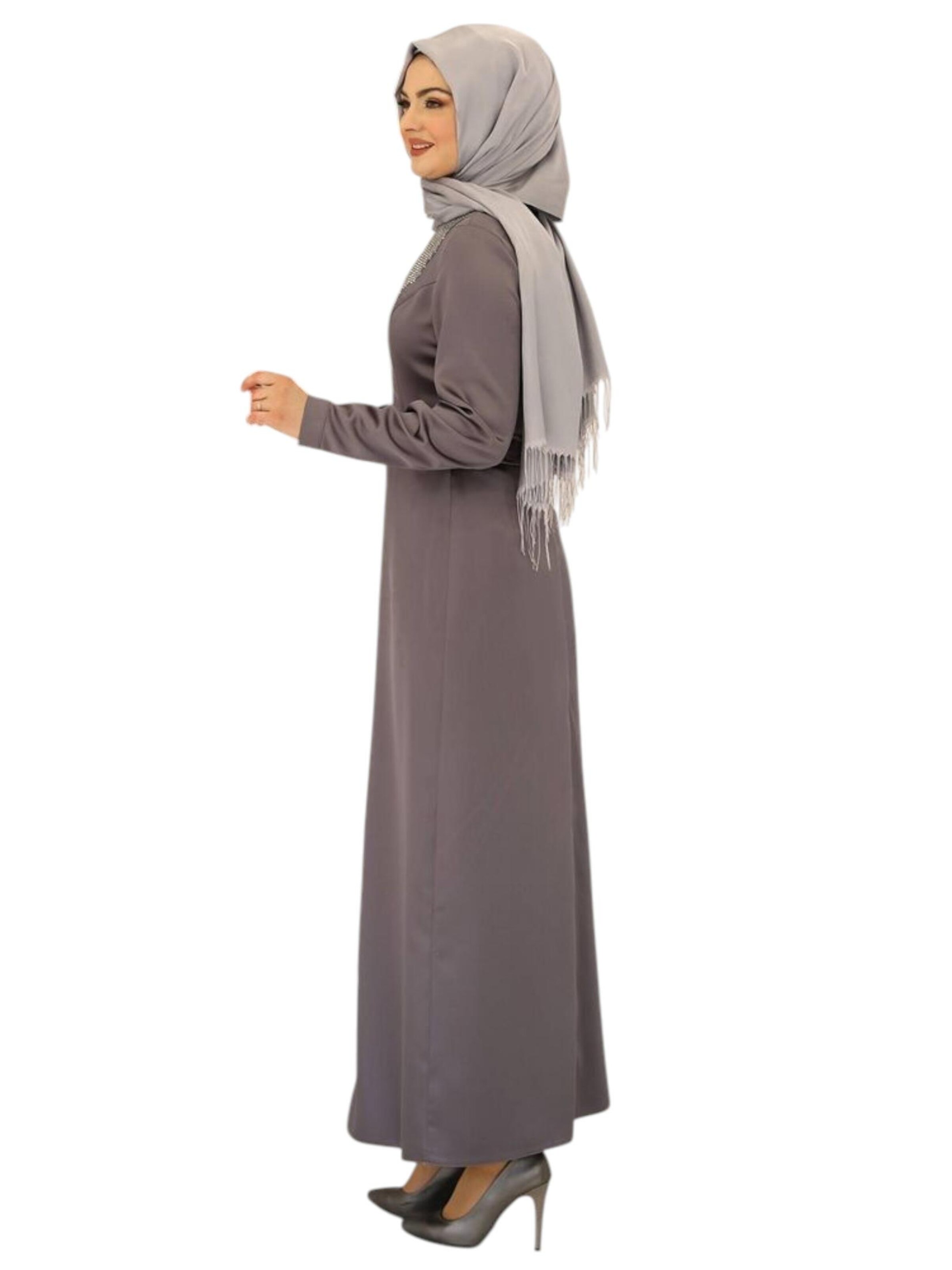 fashionshowcase Festkjole 'Firuze' i grå