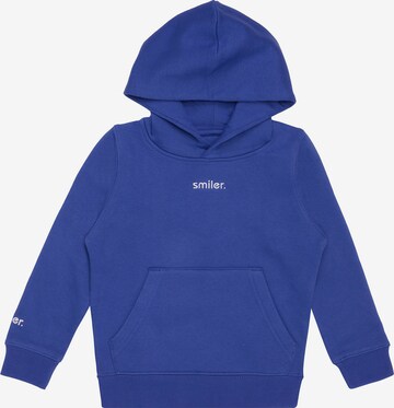 smiler. Sweatshirt in Blue: front