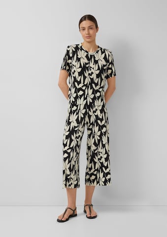 Wide Leg Pantalon s.Oliver en noir
