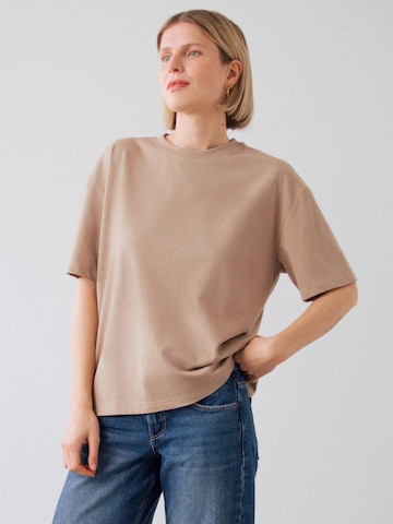 Maglietta 'OG Shirt Women' di Honest Basics in beige: frontale