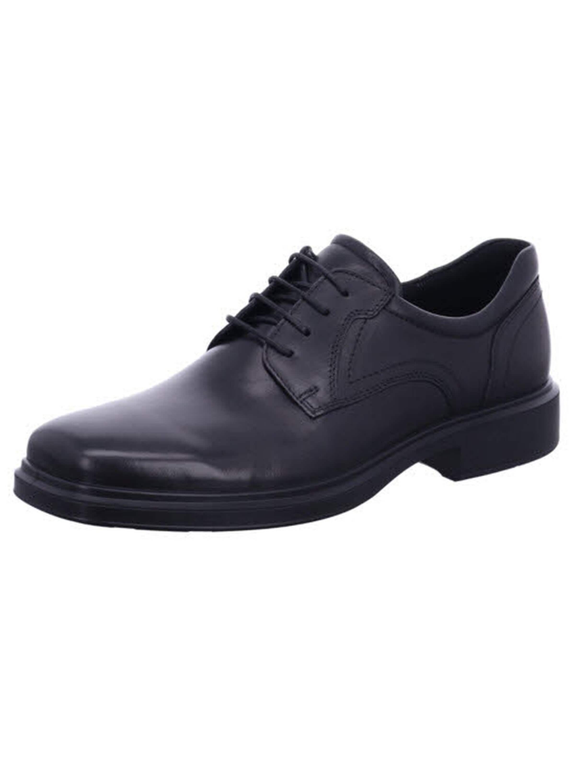 ECCO - Zapatos con cordón 'Schnürschuh Herren 500164/01001 Glattleder in schwarz' en negro: frente