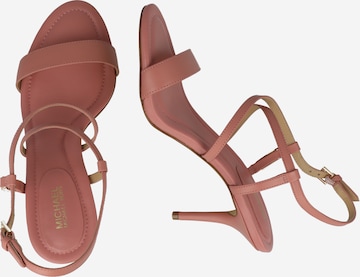 MICHAEL Michael Kors Strap Sandals 'VERONICA' in Pink