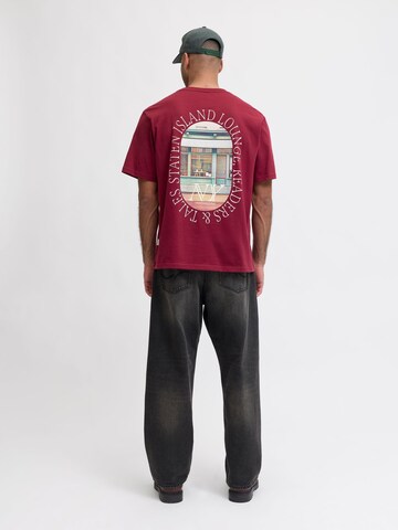 JACK & JONES Shirt in Rood: voorkant