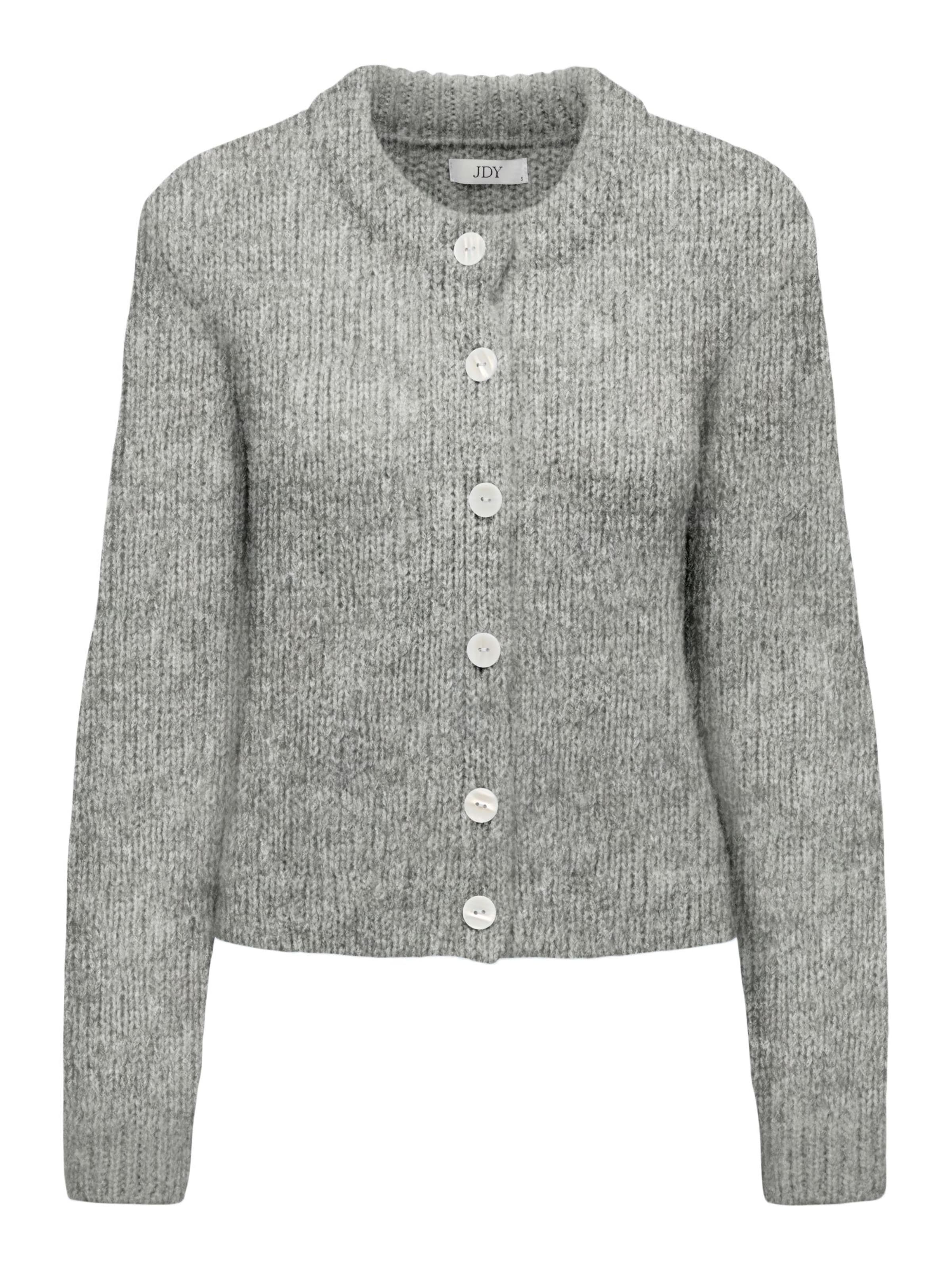 JDY Strickjacke 'JDYDinea' in graumeliert, Produktansicht